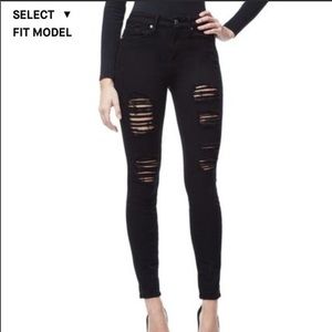 Good American Good Legs Black Jeans
